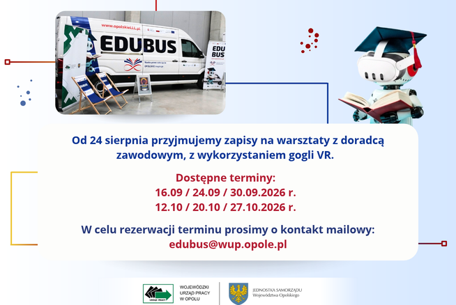 Już 24 sierpnia ruszają zapisy na warsztaty z doradcą zawodowym, z wykorzystaniem gogli VR
